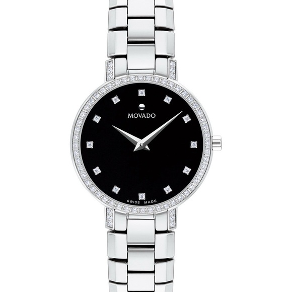 Movado Women’s Swiss Faceto Diamond watch main image 7